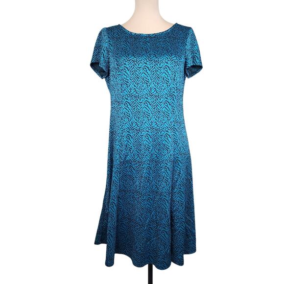 Large Animal Print Midi Dress - Picture 1 of 4
